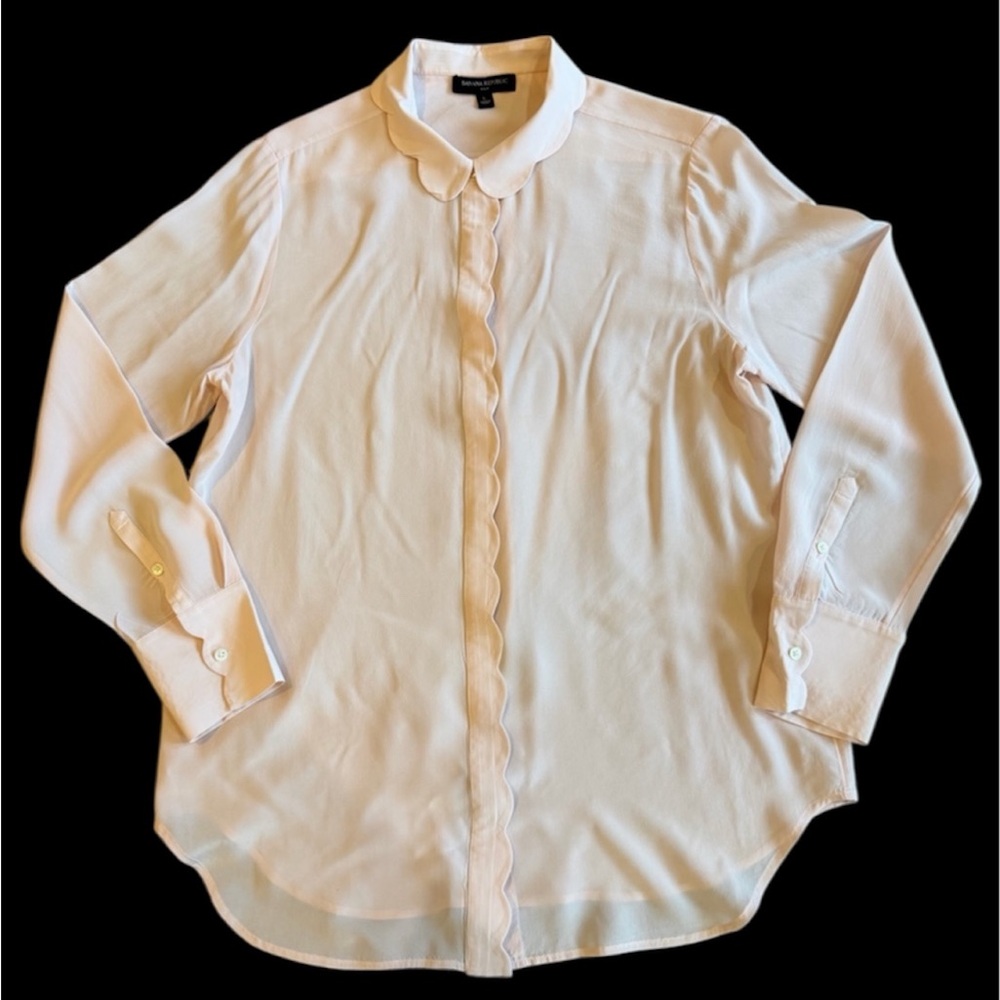 Banana Republic Soft Pink Silk Top